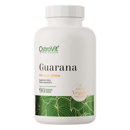 OstroVit Guarana VEGE 90 tableta – prirodni biljni kofein u veganskoj formuli