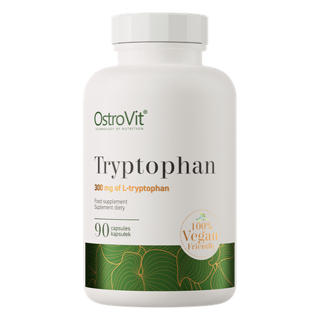OstroVit Tryptophan VEGE 90 tableta – dodatak prehrani s L-triptofanom u veganskoj formuli