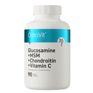 OstroVit Glucosamine + MSM + Chondroitin + Vitamin C 90 tableta – dodatak prehrani za zglobove i hrskavicu